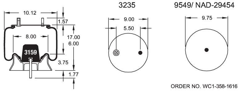 9336 Air Bag AB1DK23I-9336