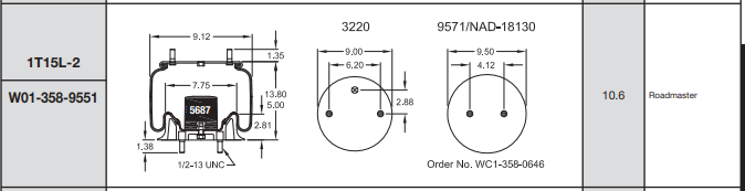 9551 Air Bag AB1DK20D-9551