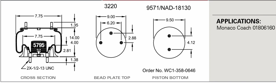 9651 Air Bag AB1DK20G-9651