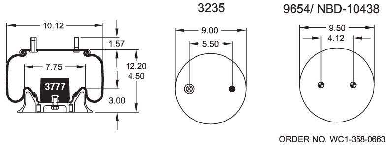 9308 Air Bag AB1DK23F-9308