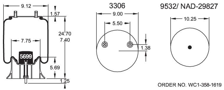 9621 Air Bag AB1DK20B-9621