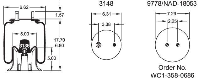 5414 Air Bag AB1DK10B-5414