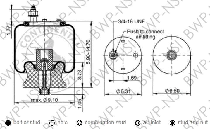 9911 Air Bag AB1DK10A-9911