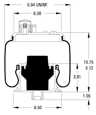 66349-002 Air Bag 9913 ABH66349-002