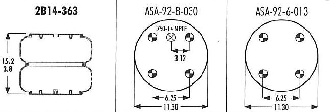 9529 Air Bag ABSP2B34RC-C1165