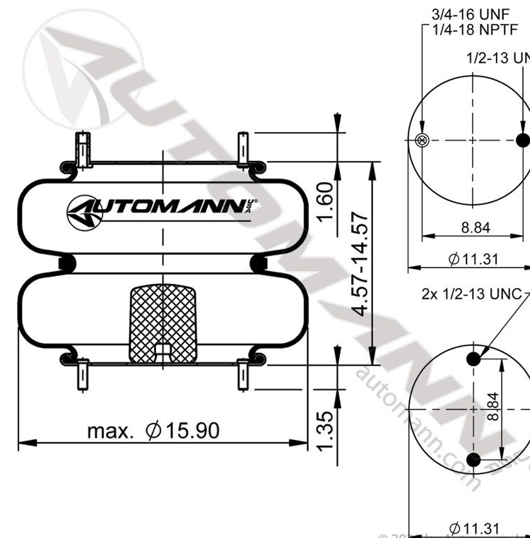 Air Bag ABSP2B34RC-C1316