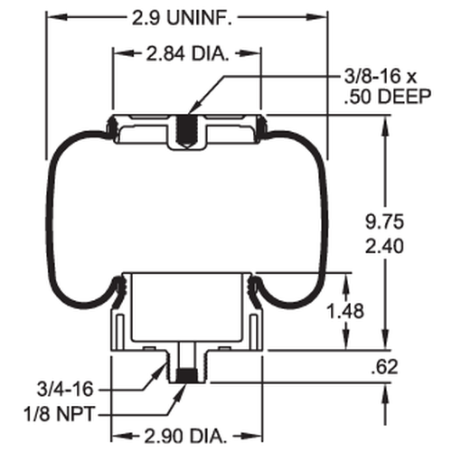 7075 Air Bag ABSZ70-7075