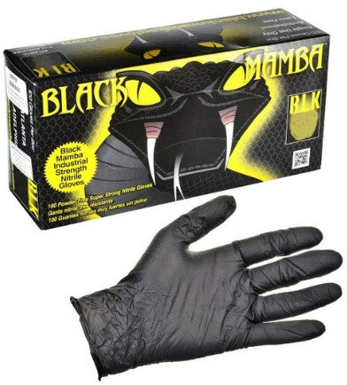 Black Mamba XL Nitrile Gloves BLK130