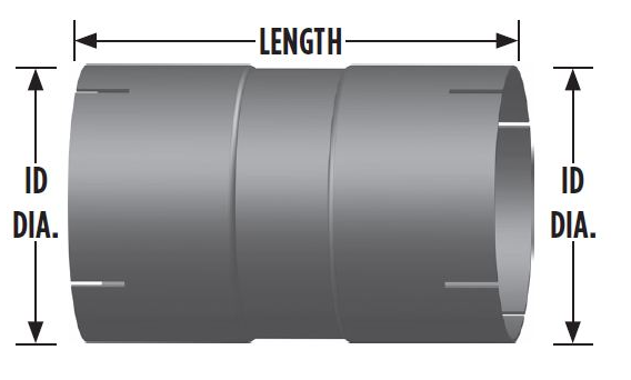 4" ID ID Exhaust Coupler CP-48A 562.U84400A