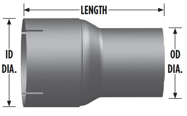 4" ID OD Exhaust Connector CN-46A