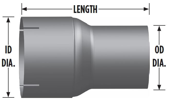 5" ID OD Exhaust Connector CN-56A 562.U82550A