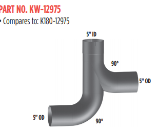 Kenworth Y-Pipe KW-12975