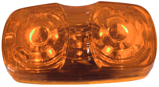 Amber LED Bullseye Marker Lamp 571.LD26A13