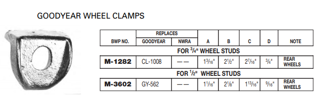Goodyear Rim Clamp E-5885 008