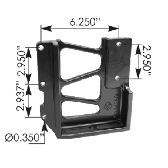 RH Hood Pivot Bracket M134286R