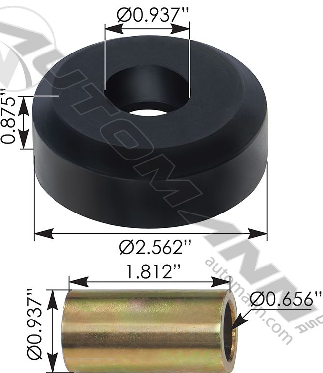 Radiator Bushing Lower Top M46519