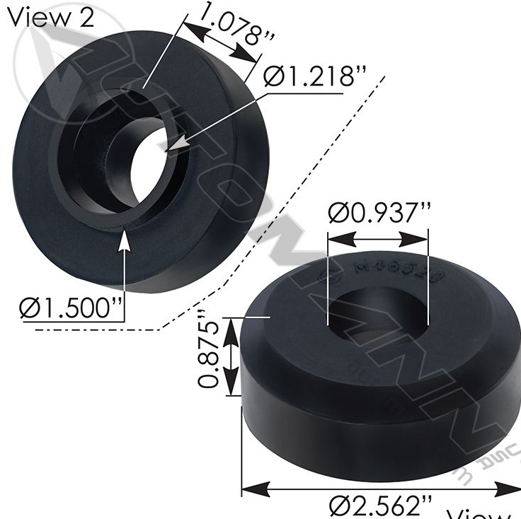 Radiator Bushing Lower Bottom M46520