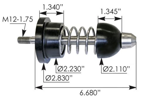 Hood Pin Assembly M75120KUB