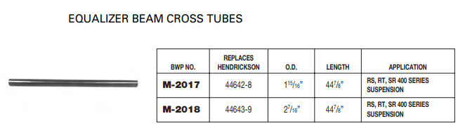 Hendrickson Cross Tube E-1840 MCT4