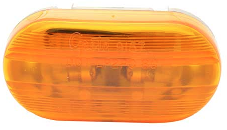 Amber Double Bulb Oval Lamp ML2043A