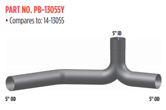 Peterbilt Y-Pipe PB-13055Y