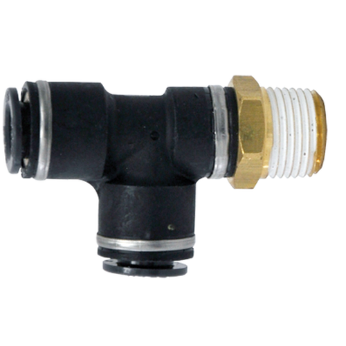 Male Run Tee 1/2 Tube X 1/2 NPT QL1371-8D KV2Y13-37S