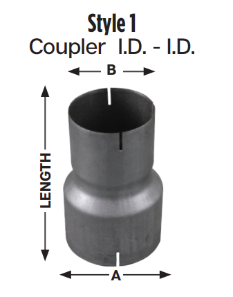 5 ID To 4.5 ID Exhaust Reducer R5I-45IA