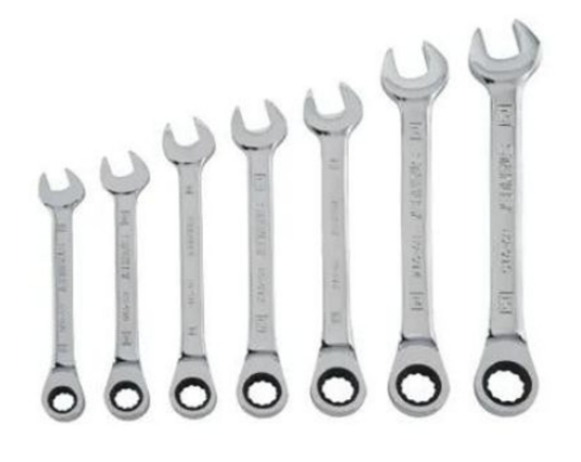 Metric Ratcheting Combo Wrench Set 579.4007MRK