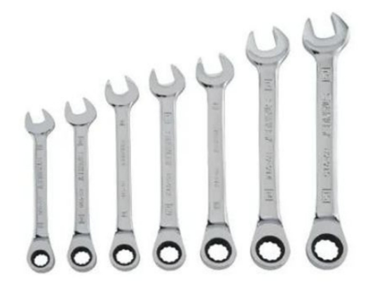 SK Hand Tools 80013 19mm X-Frame Ratcheting Combination Wrench – 6 Point Metric