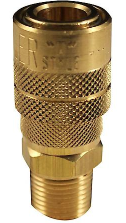 Milton Male Coupler Body "M" S719 3/8 NPT