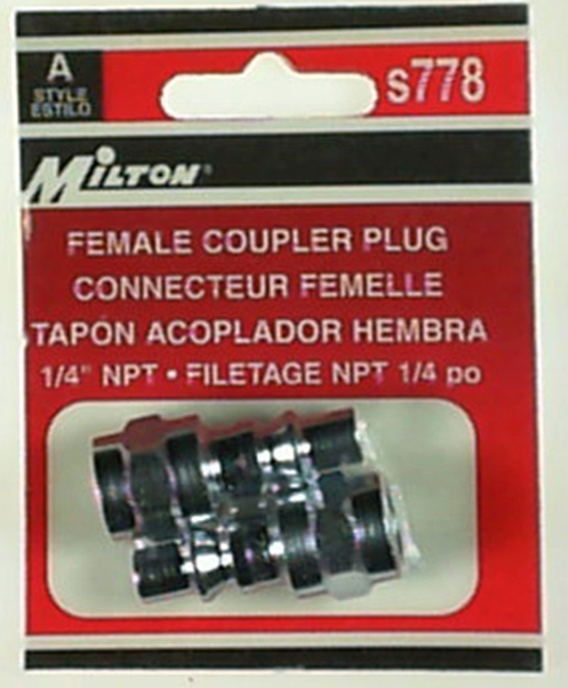 Milton Female Coupler Plug "A" S778 1/4 FNPT