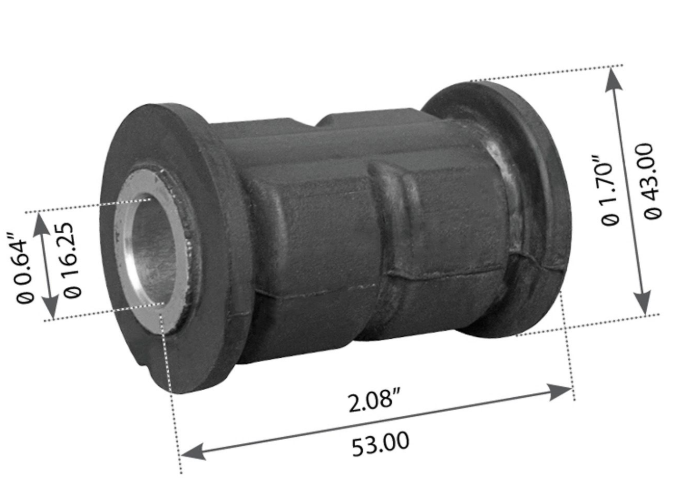 Peterbilt Cab Torque Rod Bushing TRB7577